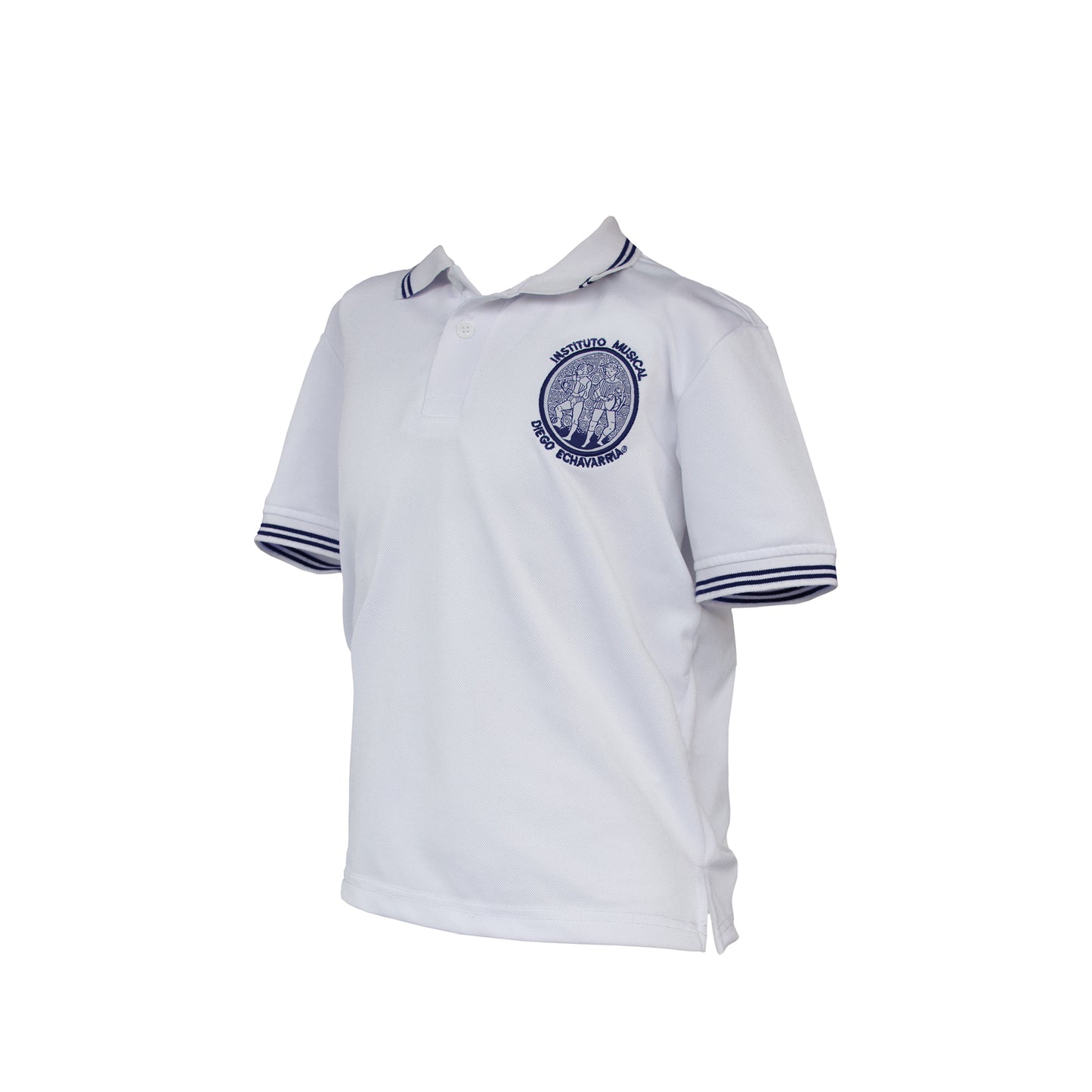 Camiseta blanca tipo polo - IMDE